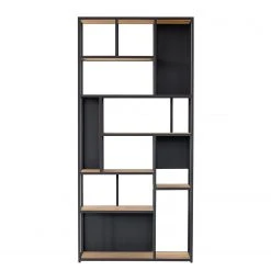 Studio Copenhagen Regal Flox II - Echtholzfurnier / Metall - Eiche / Schwarz -Wohnzimmermöbel boutique en ligne 1000218118 210526 15451100018 DETAILS P000000001000218118