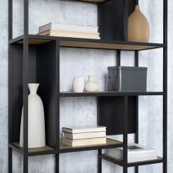 Studio Copenhagen Regal Flox II - Echtholzfurnier / Metall - Eiche / Schwarz -Wohnzimmermöbel boutique en ligne 1000218118 211020 14272100042 DETAILS P000000001000218118