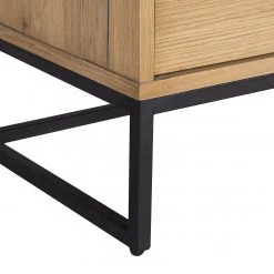 Studio Copenhagen TV-Lowboard Flox II - Echtholzfurnier / Metall - Eiche / Schwarz -Wohnzimmermöbel boutique en ligne 1000218134 210720 12062500010 DETAILS P000000001000218134