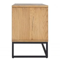 Studio Copenhagen TV-Lowboard Flox II - Echtholzfurnier / Metall - Eiche / Schwarz -Wohnzimmermöbel boutique en ligne 1000218134 210720 12091600017 DETAILS P000000001000218134