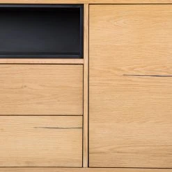 Studio Copenhagen Sideboard Flox II - Echtholzfurnier / Metall - Eiche / Schwarz 21 Studio Copenhagen Sideboard Flox II - Echtholzfurnier / Metall - Eiche / Schwarz -Wohnzimmermöbel boutique en ligne 1000218135 210901 08134800024 DETAILS P000000001000218135