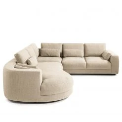 Studio Copenhagen Ecksofa Willows I - Webstoff Amila: Beige - Ottomane davorstehend links -Wohnzimmermöbel boutique en ligne 1000218179 201112 16422200797 DETAILS P000000001000218179