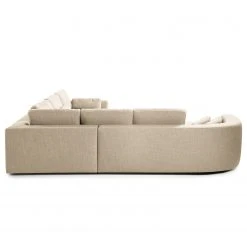 Studio Copenhagen Ecksofa Willows I - Webstoff Amila: Beige - Ottomane davorstehend links -Wohnzimmermöbel boutique en ligne 1000218179 201112 16422200798 DETAILS P000000001000218179