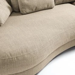 Studio Copenhagen Ecksofa Willows I - Webstoff Amila: Beige - Ottomane davorstehend links -Wohnzimmermöbel boutique en ligne 1000218179 201112 16422200806 DETAILS P000000001000218179