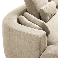 Studio Copenhagen Ecksofa Willows I - Webstoff Amila: Beige - Ottomane davorstehend links -Wohnzimmermöbel boutique en ligne 1000218179 201112 16422300808 DETAILS P000000001000218179