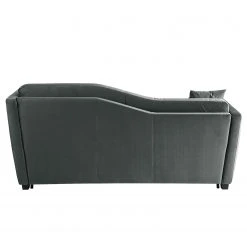 Jack & Alice Schlafsofa Teresina - Samt - Grau - Breite: 192 cm - Ausrichtung rechts -Wohnzimmermöbel boutique en ligne 1000218280 211006 06151900162 DETAILS P000000001000218280