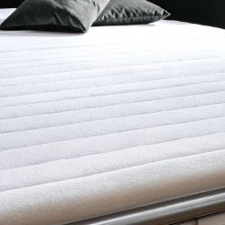 Jack & Alice Schlafsofa Teresina - Samt - Grau - Breite: 192 cm - Ausrichtung rechts -Wohnzimmermöbel boutique en ligne 1000218280 211006 06151900261 DETAILS P000000001000218280