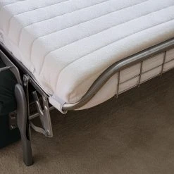 Jack & Alice Schlafsofa Teresina - Samt - Grau - Breite: 192 cm - Ausrichtung rechts -Wohnzimmermöbel boutique en ligne 1000218280 211006 06151900272 DETAILS P000000001000218280