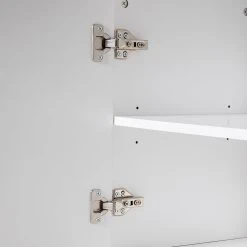 Fredriks Sideboard White Hall I - Matt Weiß / Schwarz -Wohnzimmermöbel boutique en ligne 1000218366 210311 10580000009 DETAILS P000000001000218366