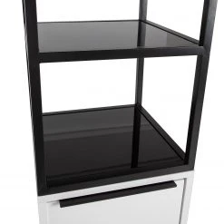 Fredriks Regal White Hall - Matt Weiß / Schwarz -Wohnzimmermöbel boutique en ligne 1000218374 210121 14233500005 DETAILS P000000001000218374