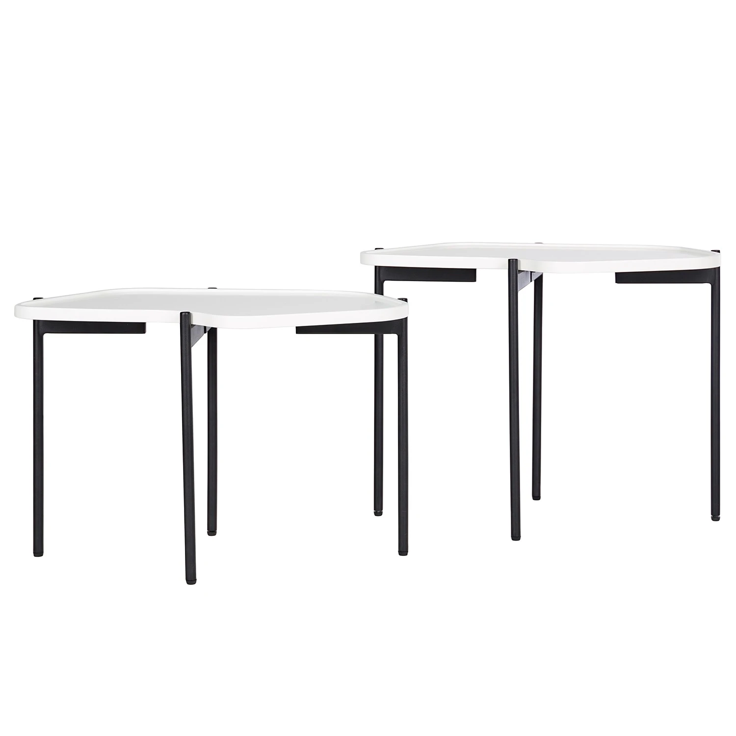 Red Living Beistelltisch Morand (2er-Set) - Weiß 1 Red Living Beistelltisch Morand (2er-Set) - Weiß