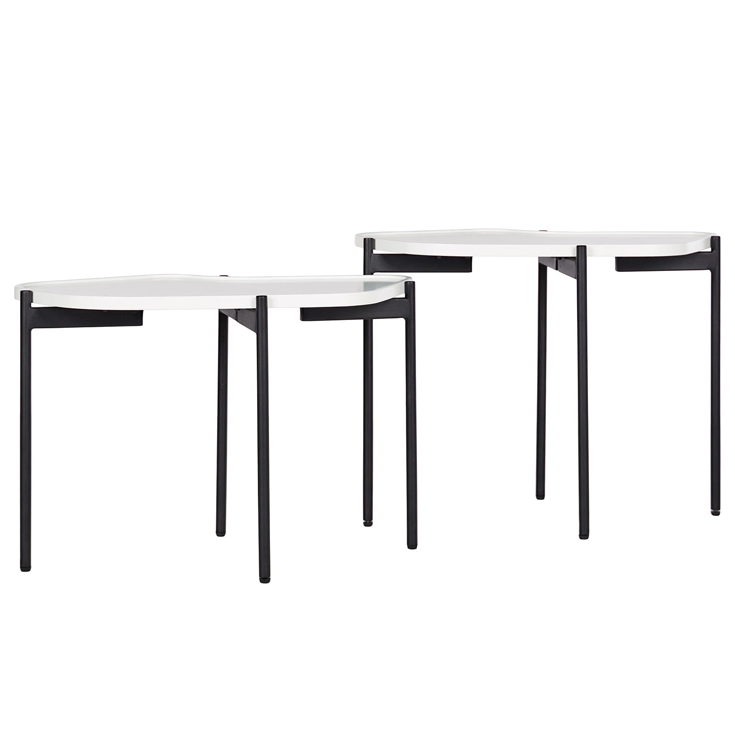 Red Living Beistelltisch Morand (2er-Set) - Weiß 5 Red Living Beistelltisch Morand (2er-Set) - Weiß – Bild 5