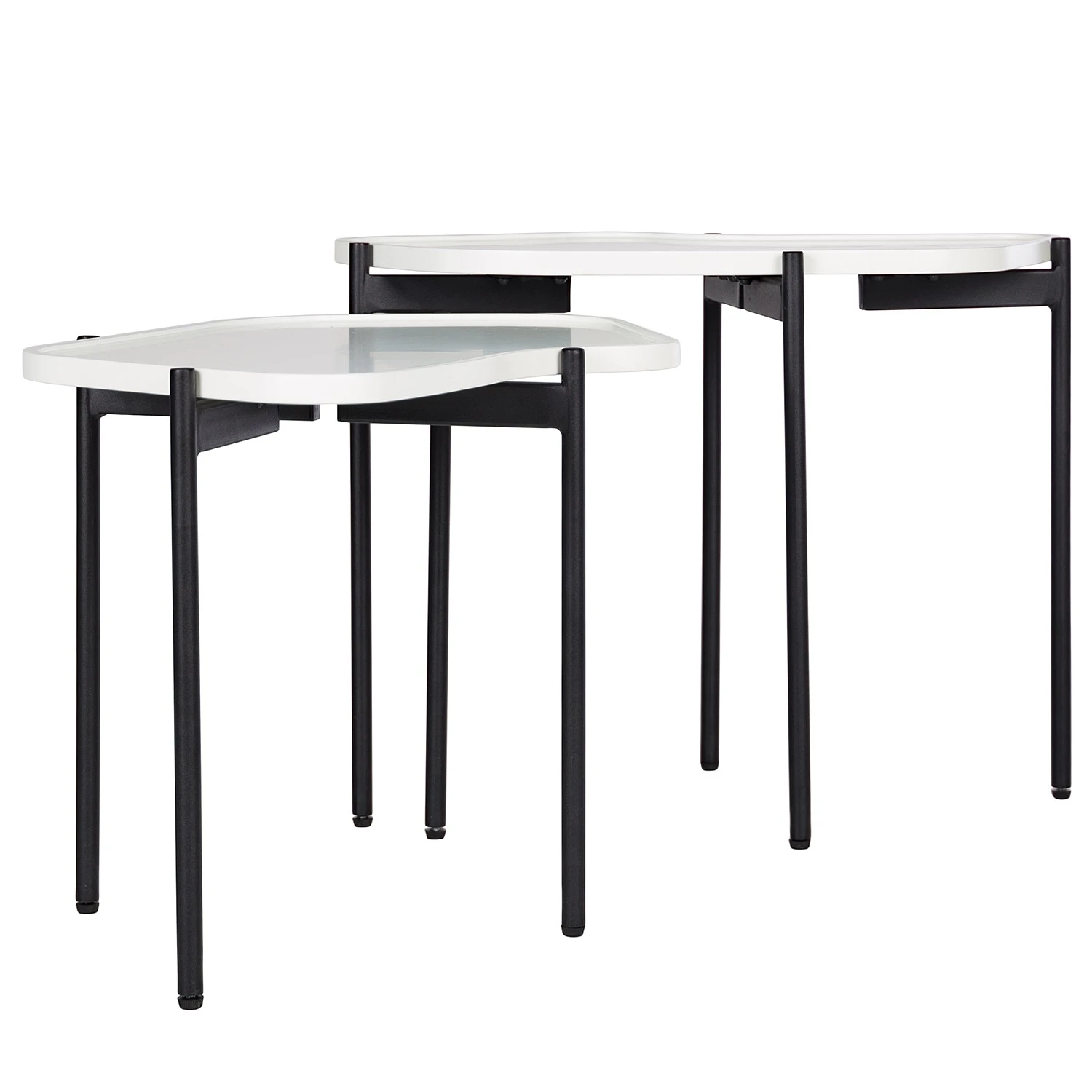 Red Living Beistelltisch Morand (2er-Set) - Weiß 6 Red Living Beistelltisch Morand (2er-Set) - Weiß – Bild 6