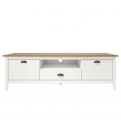 Maison Belfort TV-Lowboard Rivery II - Kiefer massiv - Weiß -Wohnzimmermöbel boutique en ligne 1000218447 210128 06185900081 DETAILS P000000001000218447