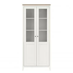 Maison Belfort Vitrinenschrank Rivery I - Kiefer massiv - Weiß 7 Maison Belfort Vitrinenschrank Rivery I - Kiefer massiv - Weiß -Wohnzimmermöbel boutique en ligne 1000218449 210128 06192200091 DETAILS P000000001000218449