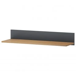 Maison Belfort Wandboard Rivery - Kiefer massiv - Anthrazit - Breite: 90 cm