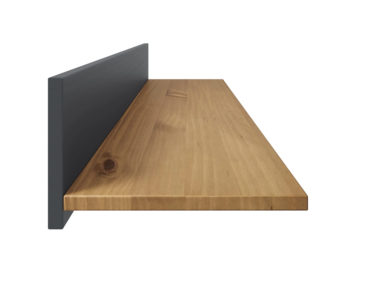 Maison Belfort Wandboard Rivery - Kiefer massiv - Anthrazit - Breite: 90 cm 3 Maison Belfort Wandboard Rivery - Kiefer massiv - Anthrazit - Breite: 90 cm – Bild 3