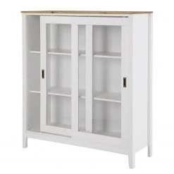 Maison Belfort Kommode Rivery IV - Kiefer massiv - Weiß -Wohnzimmermöbel boutique en ligne 1000218465 220425 031 DETAILS P000000001000218465