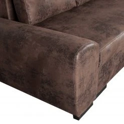 Fredriks Ecksofa Ruston I - Antiklederlook - Dunkelbraun -Wohnzimmermöbel boutique en ligne 1000218675 210202 11585400170 DETAILS P000000001000218675