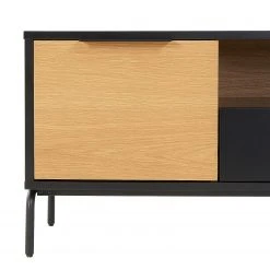 Norrwood TV-Lowboard Ceduna I - Matt Schwarz / Eiche -Wohnzimmermöbel boutique en ligne 1000218731 200713 10103300003 DETAILS P000000001000218731