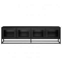 Ars manufacti TV-Lowboard Kayys - Glas / Metall - Schwarz -Wohnzimmermöbel boutique en ligne 1000219019 210330 15103600003 DETAILS P000000001000219019