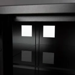 Ars manufacti TV-Lowboard Kayys - Glas / Metall - Schwarz -Wohnzimmermöbel boutique en ligne 1000219019 210330 15105700013 DETAILS P000000001000219019