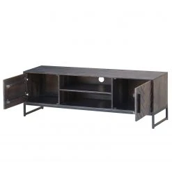 Jack & Alice TV-Lowboard Loga - Akazie massiv / Eisen - Akazie Grau -Wohnzimmermöbel boutique en ligne 1000219277 210303 09483200016 DETAILS P000000001000219277