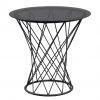 Loftscape Beistelltisch Dudley - Glas / Metall - Schwarz