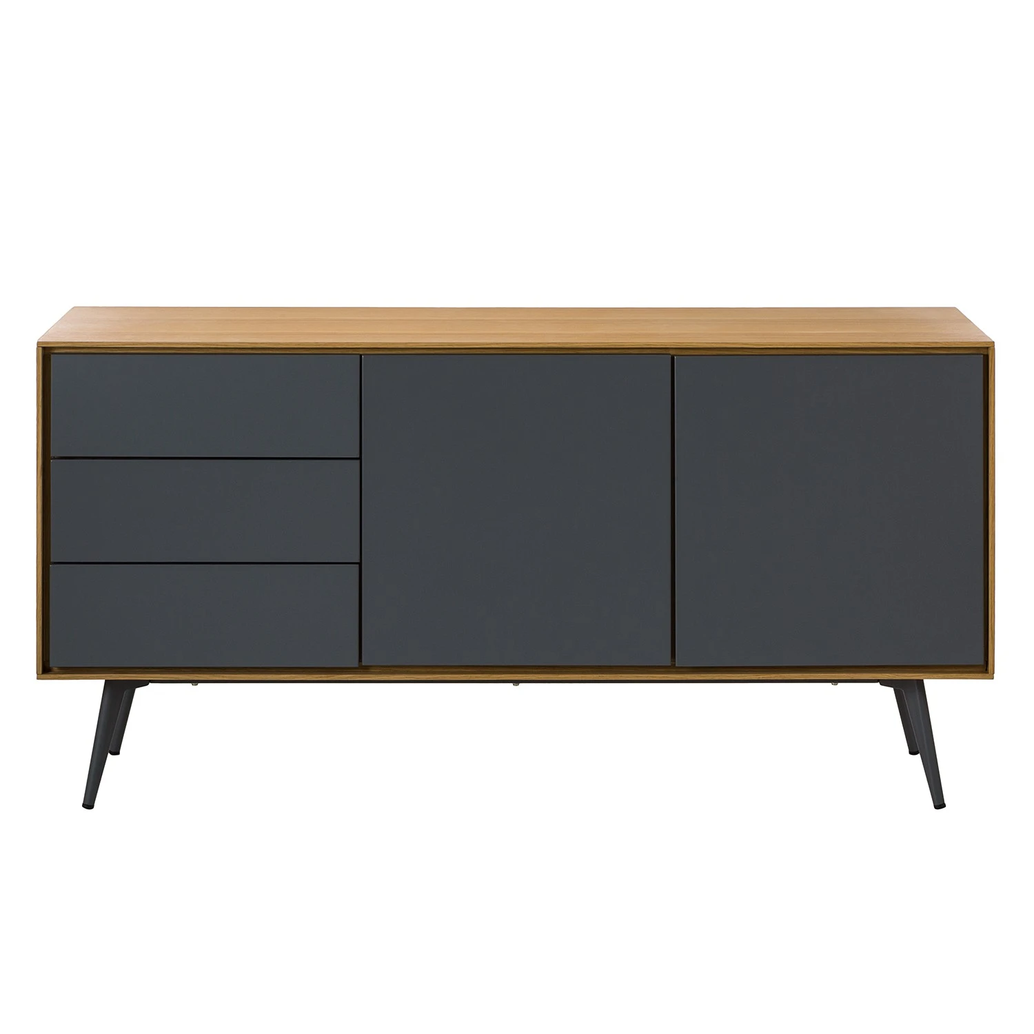Studio Copenhagen Sideboard Danica - Echtholzfurnier - Matt Dunkelgrau / Esche 3 Studio Copenhagen Sideboard Danica - Echtholzfurnier - Matt Dunkelgrau / Esche – Bild 3