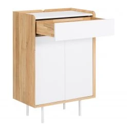 Studio Copenhagen Kommode Noovi - Wildeiche teilmassiv - Weiß / Wildeiche -Wohnzimmermöbel boutique en ligne 1000220567 200820 08051000007 DETAILS P000000001000220567