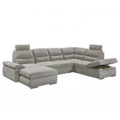 Fredriks Wohnlandschaft Caldwell - Webstoff - Webstoff Roge: Silber - Ottomane davorstehend rechts 17 Fredriks Wohnlandschaft Caldwell - Webstoff - Webstoff Roge: Silber - Ottomane davorstehend rechts -Wohnzimmermöbel boutique en ligne 1000222137 201119 09423000274 DETAILS P000000001000222137