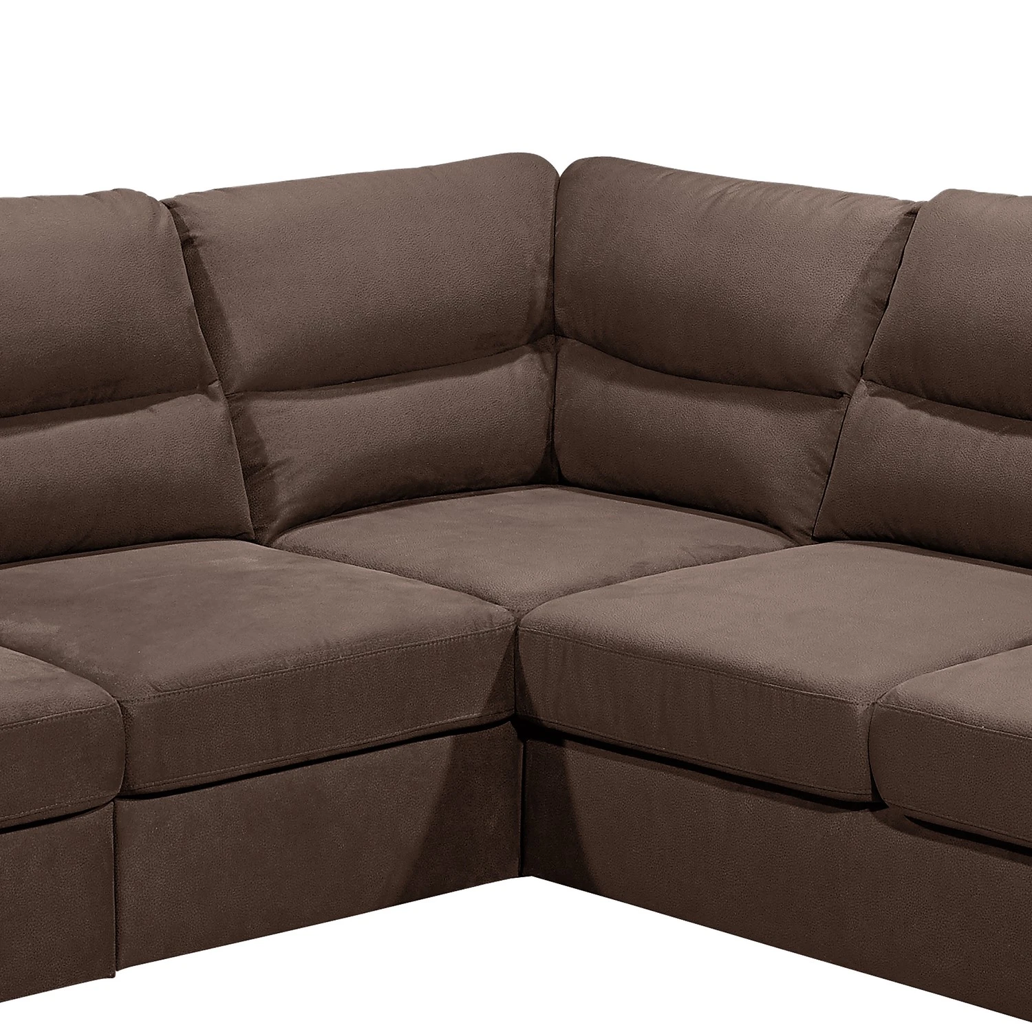 Fredriks Ecksofa Gladwin - Microfaser Zari: Espresso - Schlaffunktion davorstehend rechts 11 Fredriks Ecksofa Gladwin - Microfaser Zari: Espresso - Schlaffunktion davorstehend rechts – Bild 11