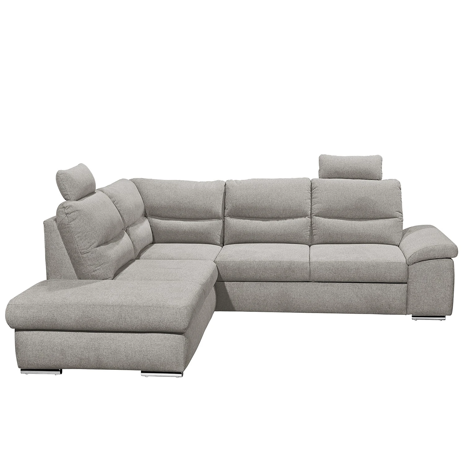 Fredriks Ecksofa Caldwell - Webstoff - Webstoff Roge: Silber - Ottomane davorstehend links 7 Fredriks Ecksofa Caldwell - Webstoff - Webstoff Roge: Silber - Ottomane davorstehend links – Bild 7