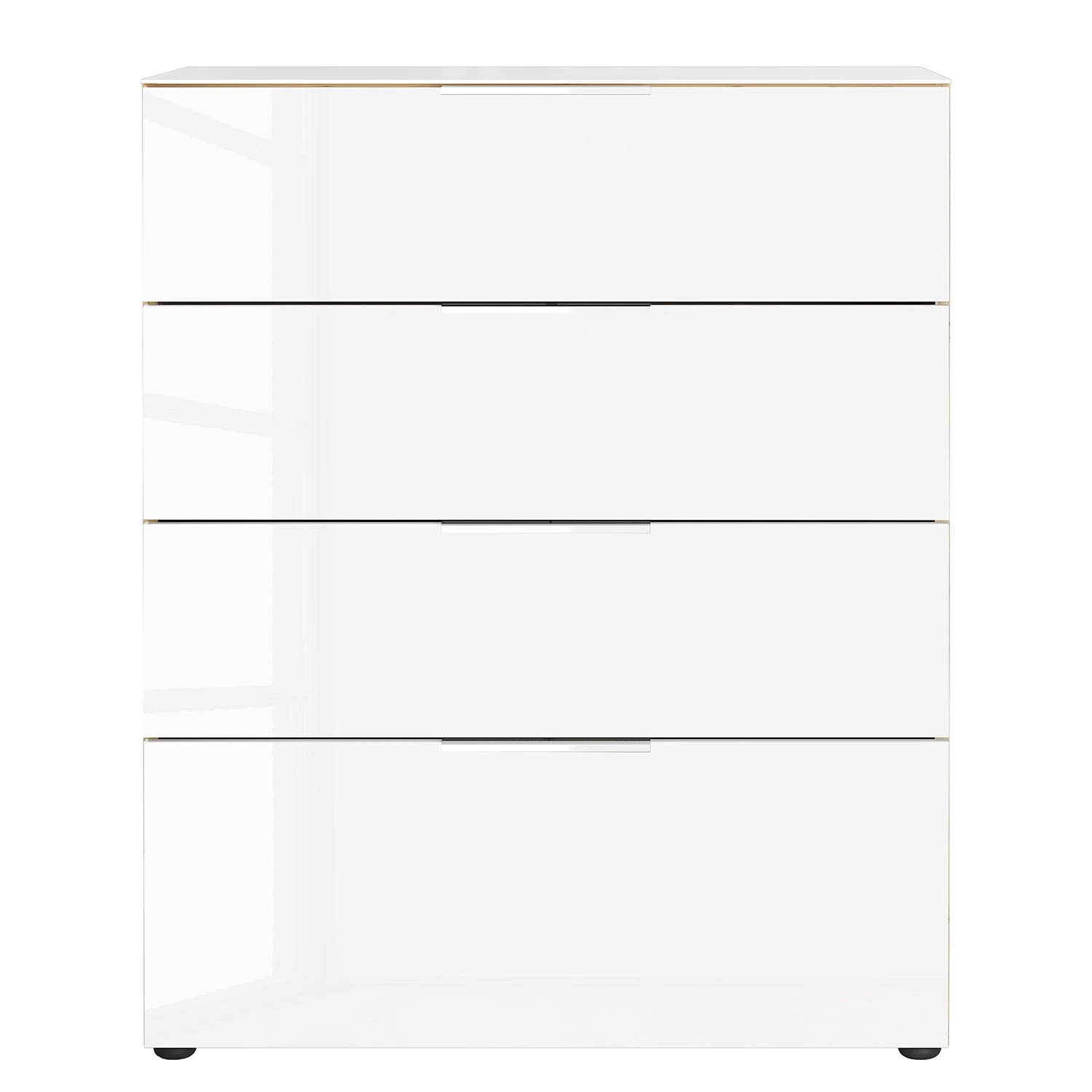 Germania Kommode Oakland I - Glas - Weiß / Eiche Navarra Dekor 3 Germania Kommode Oakland I - Glas - Weiß / Eiche Navarra Dekor – Bild 3