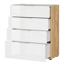 Germania Kommode Oakland I - Glas - Weiß / Eiche Navarra Dekor 9 Germania Kommode Oakland I - Glas - Weiß / Eiche Navarra Dekor -Wohnzimmermöbel boutique en ligne 1000223278 200826 06233000014 DETAILS P000000001000223278