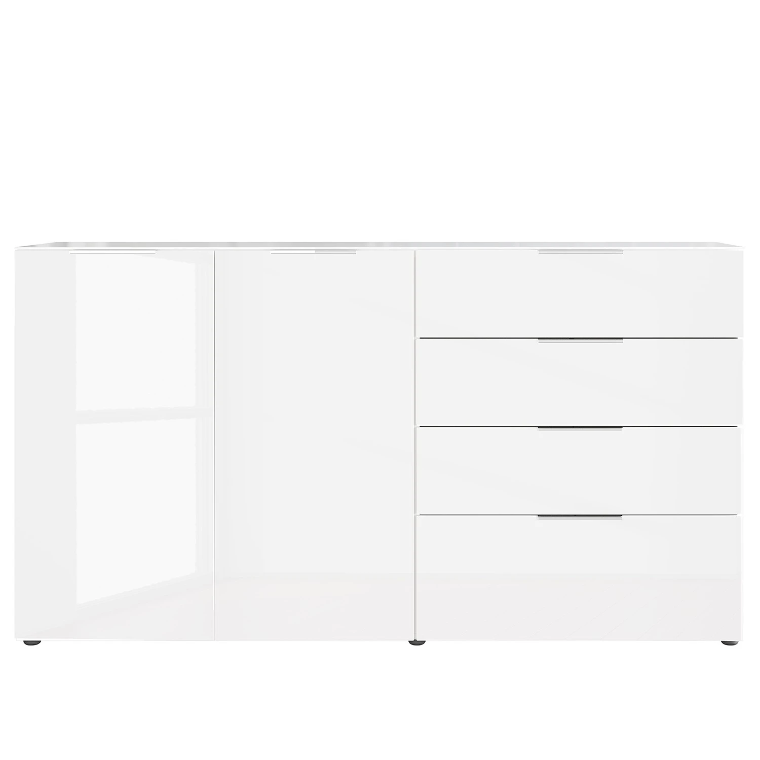 Germania Sideboard Oakland II - Glas - Weiß 4 Germania Sideboard Oakland II - Glas - Weiß – Bild 4