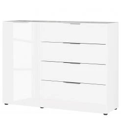 Germania Sideboard Oakland I - Glas - Weiß