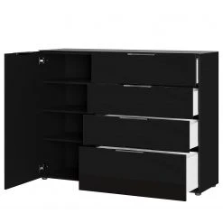 Germania Sideboard Oakland I - Glas - Schwarz -Wohnzimmermöbel boutique en ligne 1000223285 200826 06242000069 DETAILS P000000001000223285