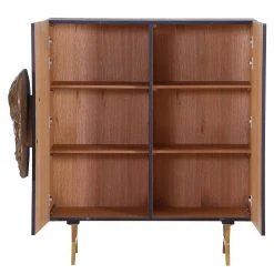 Red Living Kommode Worland I - Echtholzfurnier / Metall - Eiche Schwarz / Gold 10 Red Living Kommode Worland I - Echtholzfurnier / Metall - Eiche Schwarz / Gold -Wohnzimmermöbel boutique en ligne 1000223494 200826 12361000080 DETAILS P000000001000223494