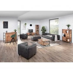 Ars manufacti Regal Leyma II - Rattan / Akazie massiv - Akazie / Anthrazit -Wohnzimmermöbel boutique en ligne 1000223496 200826 12361600087 MOOD DETAILS P000000001000223496 mood