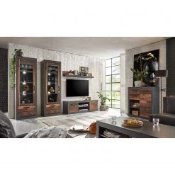 Red Living Kommode Buzan IV - Altholz Dekor / Anthrazit -Wohnzimmermöbel boutique en ligne 1000223918 200828 15450700087 MOOD DETAILS P000000001000223918 mood