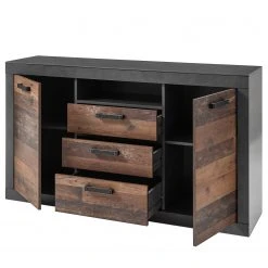 Red Living Sideboard Buzan - Altholz Dekor / Anthrazit -Wohnzimmermöbel boutique en ligne 1000223919 200828 15454800096 DETAILS P000000001000223919