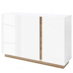 Loftscape Sideboard Cailla II - Hochglanz Weiß