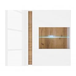 Loftscape Wohnwand Cailla II (4-teilig) - Hochglanz Weiß / Eiche Dekor 20 Loftscape Wohnwand Cailla II (4-teilig) - Hochglanz Weiß / Eiche Dekor -Wohnzimmermöbel boutique en ligne 1000223932 200828 15504000182 DETAILS P000000001000223932