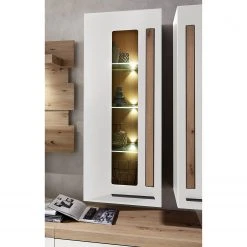 Red Living Hängevitrine Parolin - Inkl. Beleuchtung - Weiß -Wohnzimmermöbel boutique en ligne 1000223971 200828 15524600003 MOOD DETAILS P000000001000223971 mood