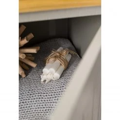 Maison Belfort TV-Lowboard Lavalle - Kiefer teilmassiv - Kiefer / Hellgrau -Wohnzimmermöbel boutique en ligne 1000224141 210723 09290000003 DETAILS P000000001000224141