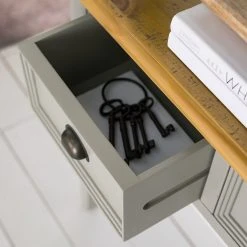 Maison Belfort Konsolentisch Lavalle - Kiefer teilmassiv - Kiefer / Hellgrau -Wohnzimmermöbel boutique en ligne 1000224193 210818 13565700005 DETAILS P000000001000224193