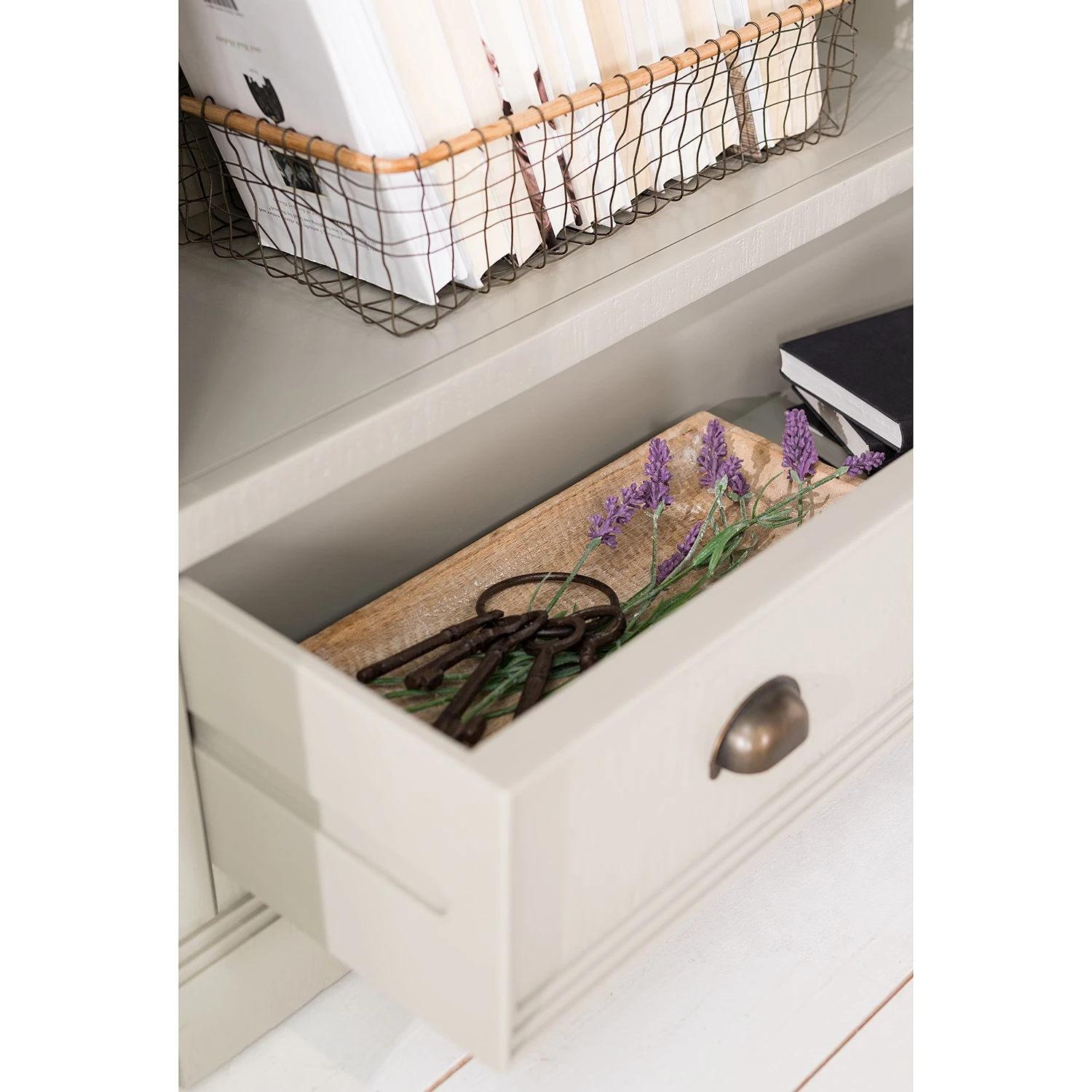 Maison Belfort Regal Lavalle - Kiefer teilmassiv - Kiefer / Hellgrau 9 Maison Belfort Regal Lavalle - Kiefer teilmassiv - Kiefer / Hellgrau – Bild 9