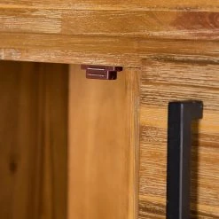 Ars manufacti Higboard Urban Industry I - Akazie teilmassiv / Metall - Akazie / Schwarz -Wohnzimmermöbel boutique en ligne 1000224212 220729 060 DETAILS P000000001000224212