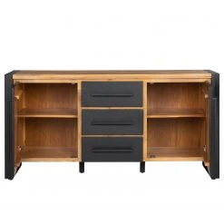 Ars manufacti Sideboard Urban Industry IV - Akazie teilmassiv / Metall - Akazie / Schwarz -Wohnzimmermöbel boutique en ligne 1000224216 210908 15542000023 DETAILS P000000001000224216